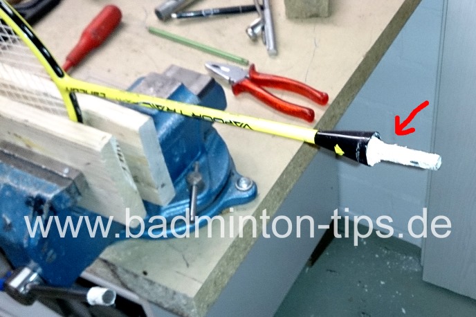 gebrochener Griff - Badmintontraining auf www.badminton-tips.de