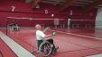 Para Badminton - Rolli Einzel 02 | Wheelchair single 02
