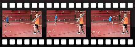Filmstreifen auf www.badminton-tips.de