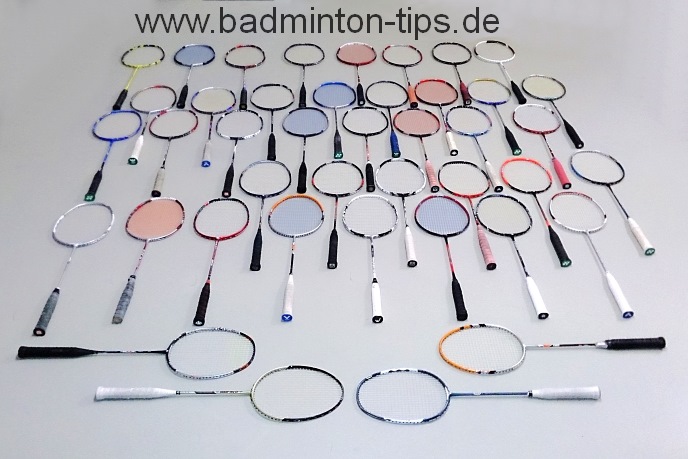 gebrochene Rackets repariert - Badmintontraining auf www.badminton-tips.de